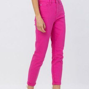 Judy Blue Pink Slim Fit Jeans